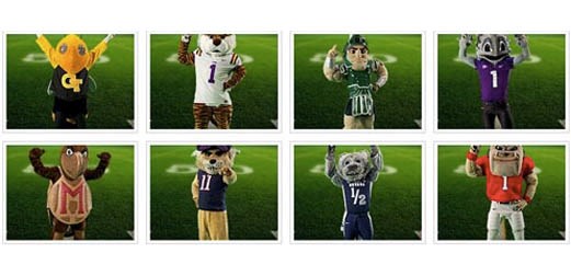 The Capital One Mascot Challenge: Be sure to vote for your favorite mascot